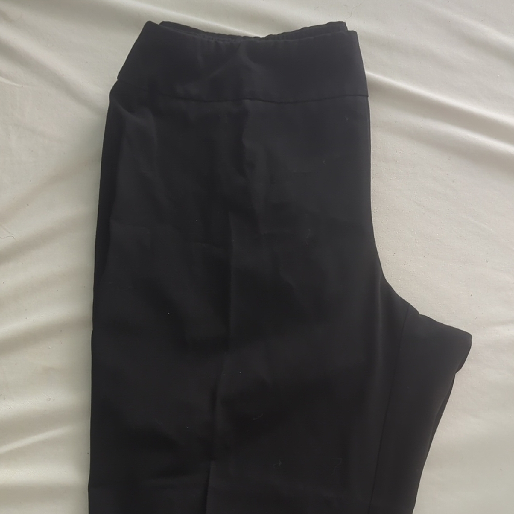 JM Collection Black Straight Leg Pants